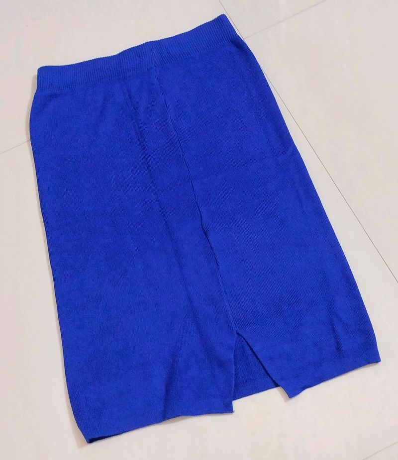 💙 Blue Slit Skirt ✨