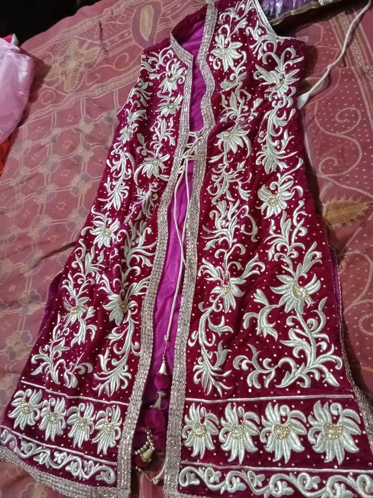 Long Kurti Pajami Skirt & Dupatta