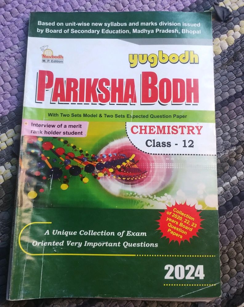 Chemistry Pariksha Bodh 2024 - MP Board Exam Edit