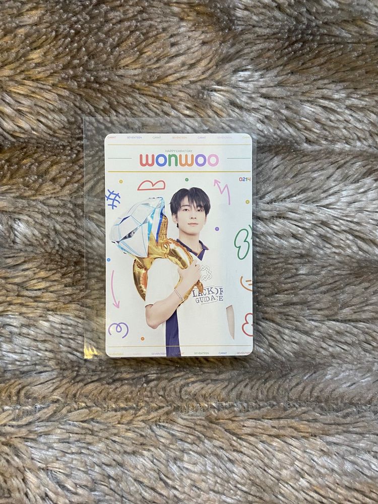 SEVENTEEN Wonwoo fanmade Photocard