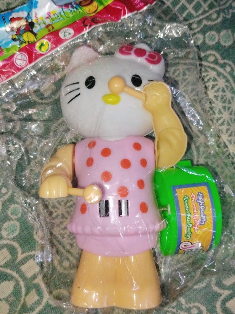 Toy Kitty With Drum