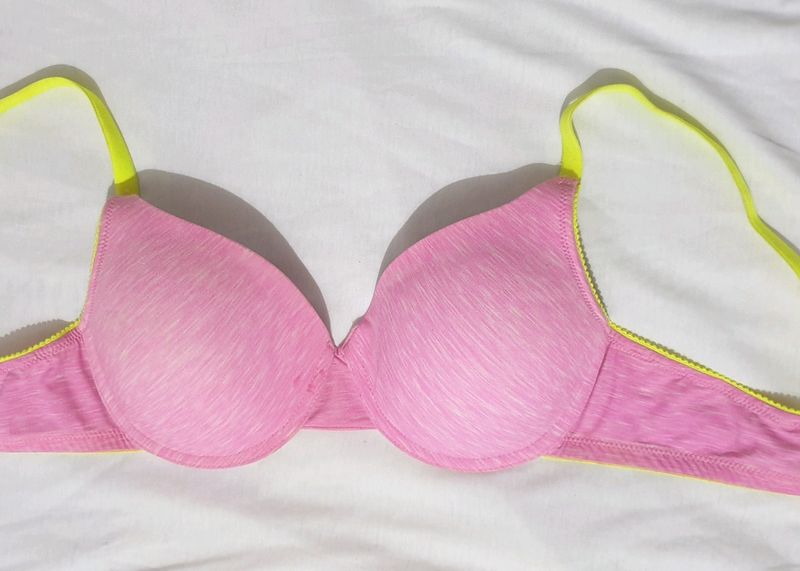 Florescent Pink Bra