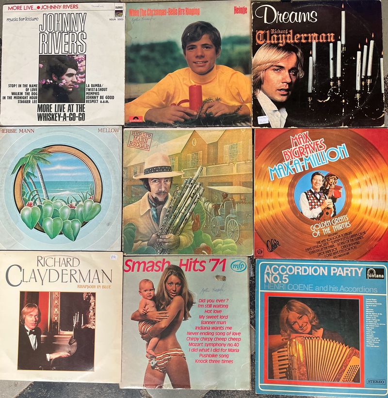 Lot Of 14 LP Vinyl Records