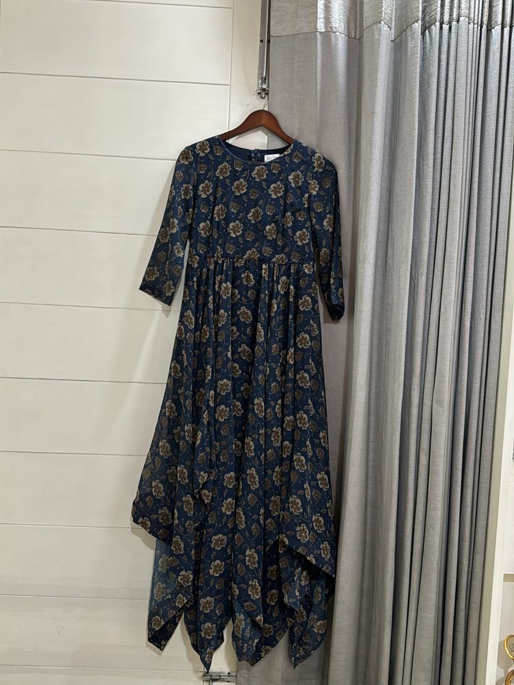 Idaho Blue Maxi Party Wear Dress #flashsale