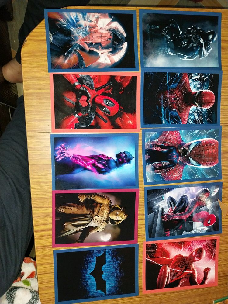 Marvel Dc Spiderman And Breaking Bad Postcards