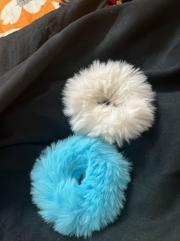 Fur Scrunchies