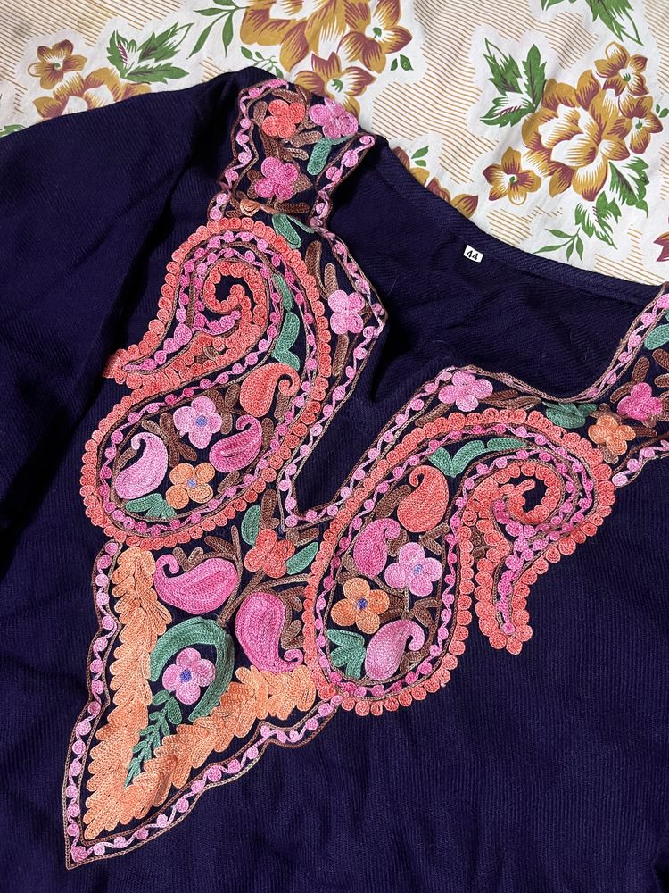 kashmiri beautiful kurti💜