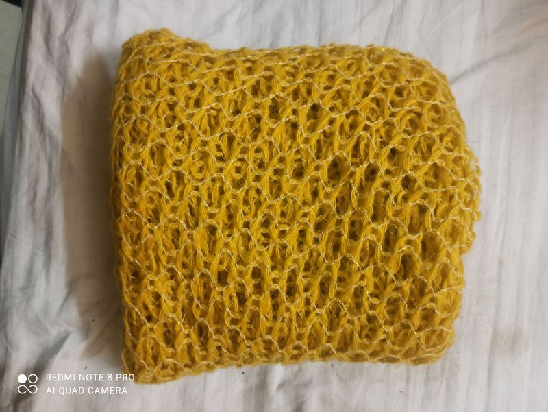 woolen honey comb shawl