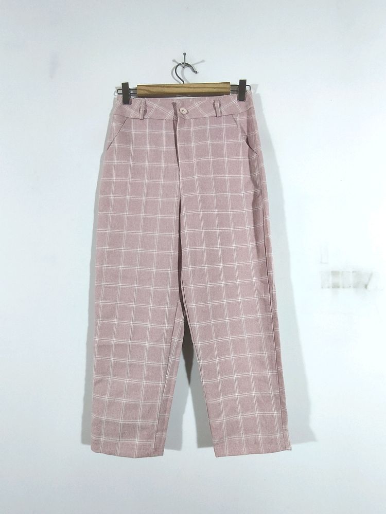 Pink Checks Trouser (Women's)