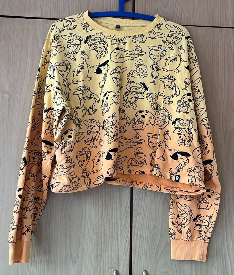 Cartoon Print Hoodie