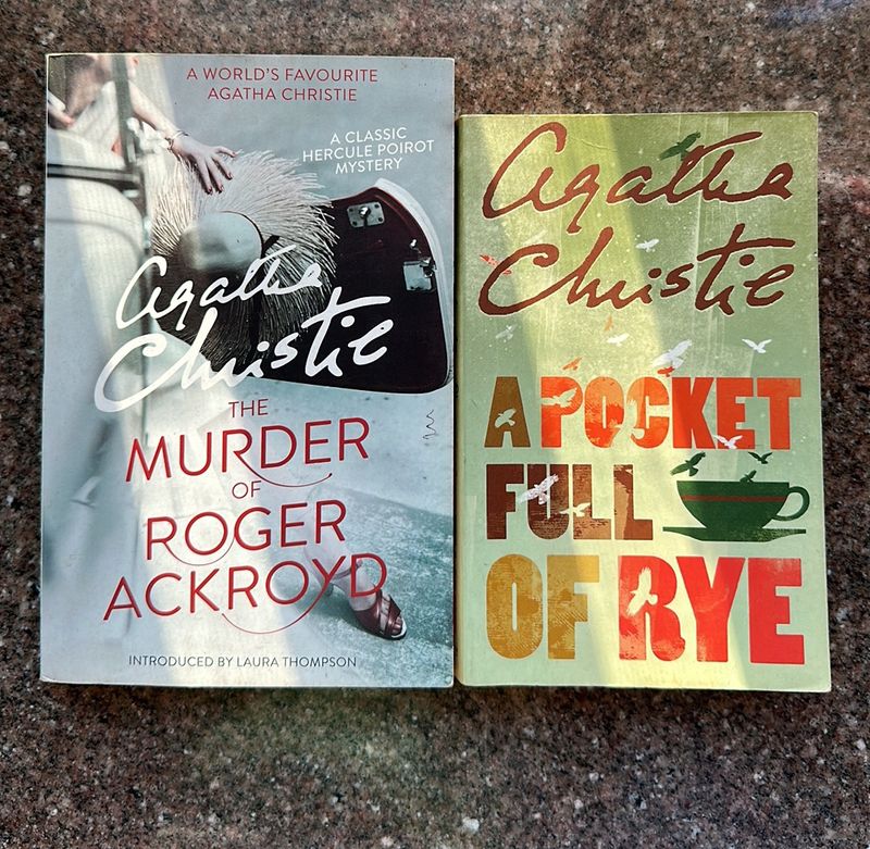 Agatha Christie Set Of 2 Books