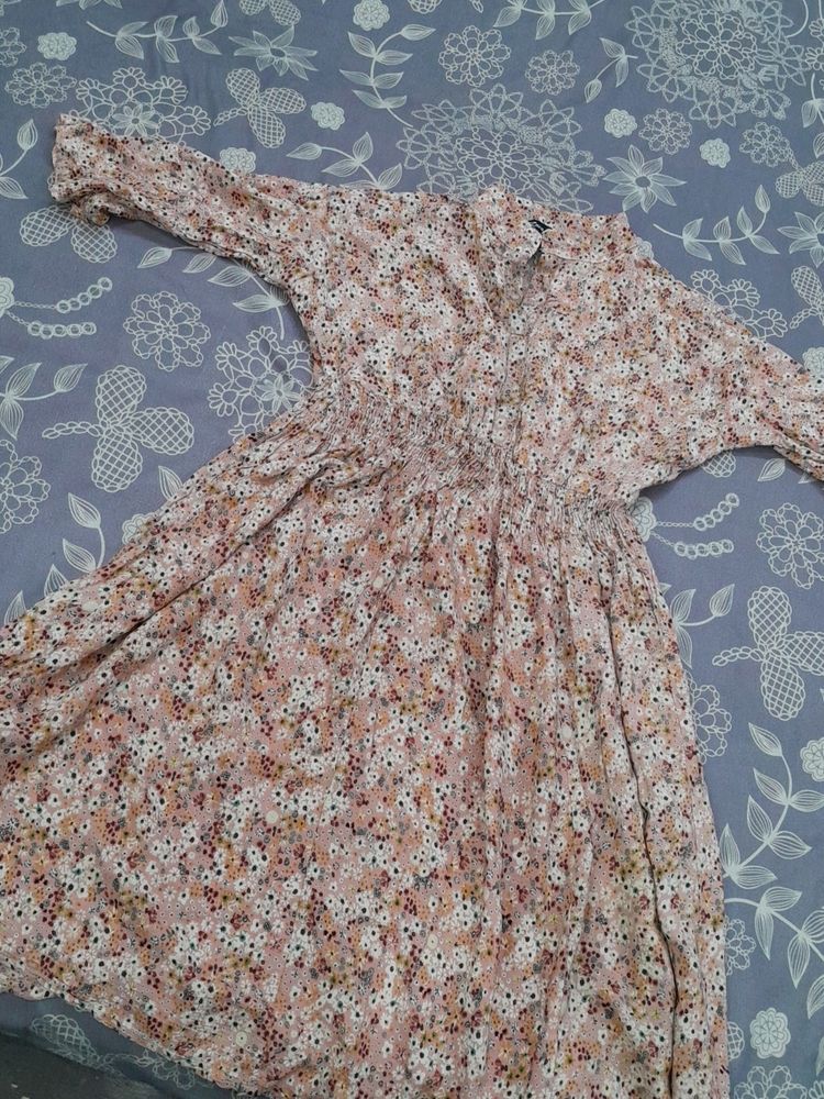 Mini Frock with Flower print