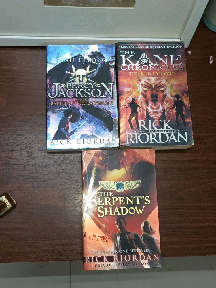 Percy Jackson Original Books Set Of 3