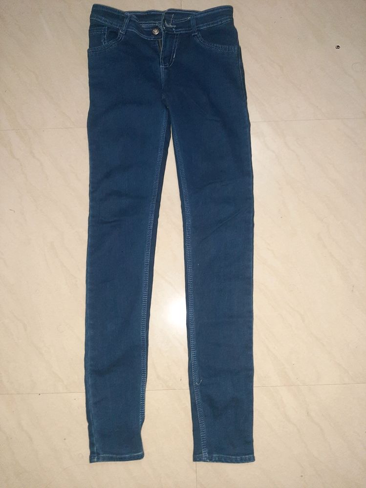 Dark Blue Denim Jeans