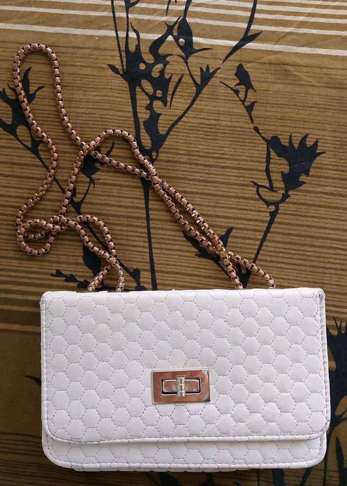 White Sling Bag