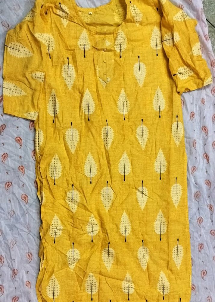 Yellow Kurti