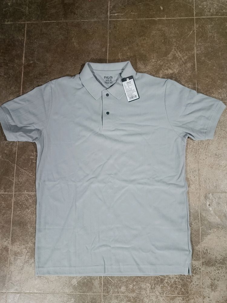 Men Regular Fit Polo T-Shirt with Collar Neck