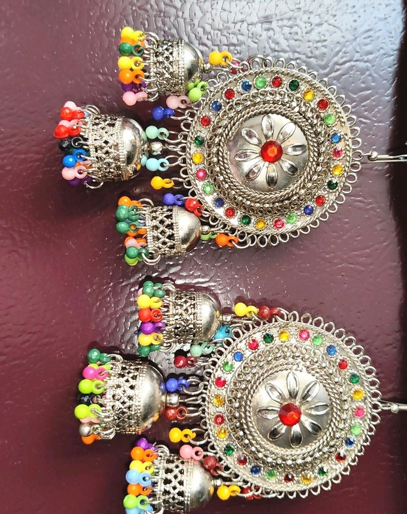 Multicolour Jhumka ✨🩵