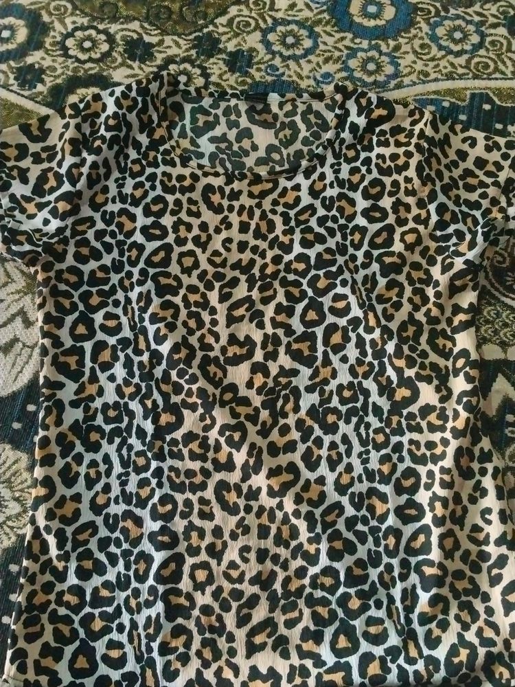 Animal Print T Shirt For Women