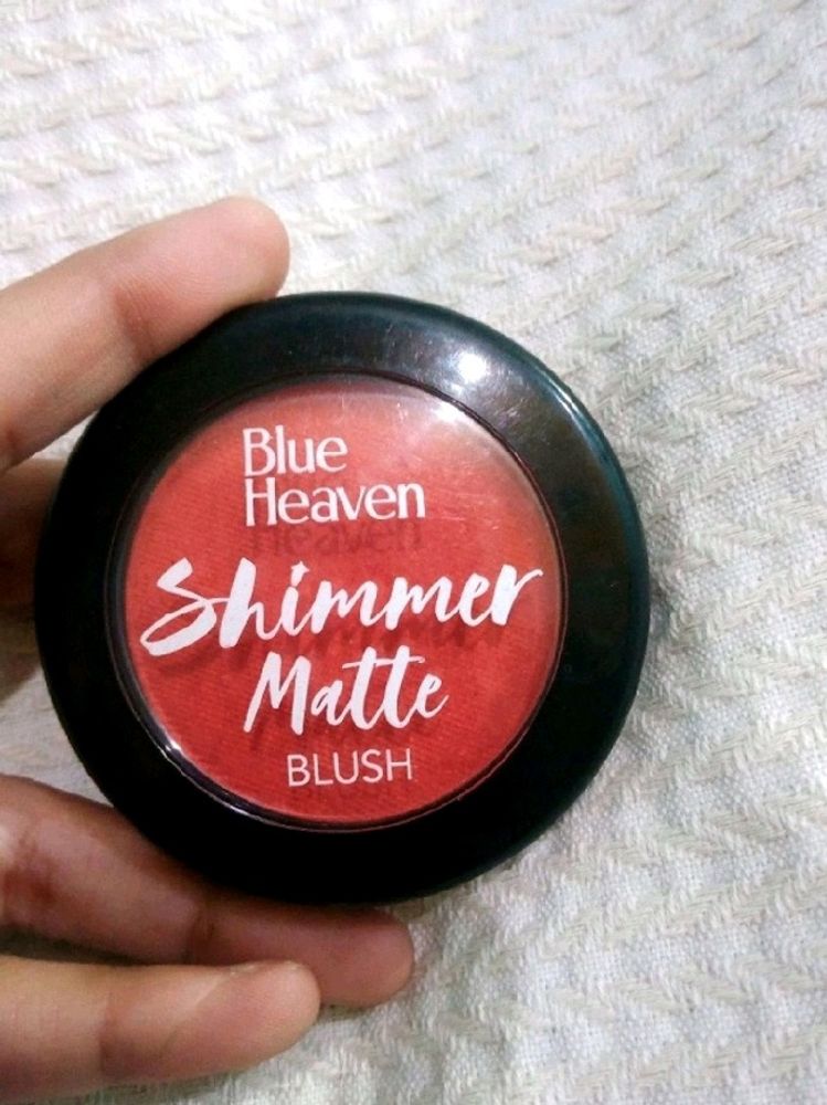 blue heaven peach blush