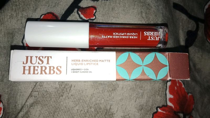 NEW UNUSED JUST HERBS MATTE LIQUID LIPSTICK S