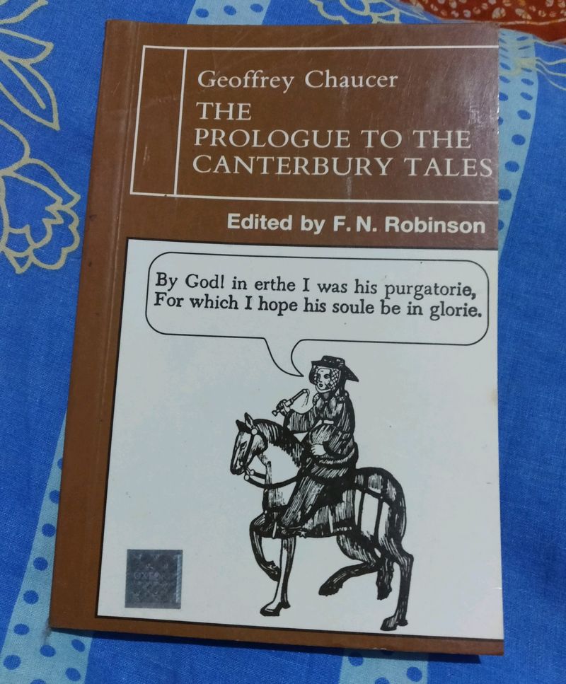 Book- Prologue to the Canterbury tales by Geoffrey Chaucer