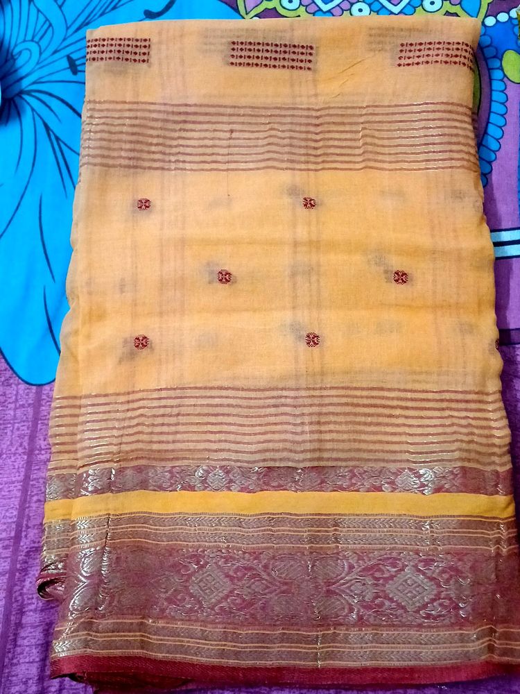 Silk And Cotton Saree Combo New✨️