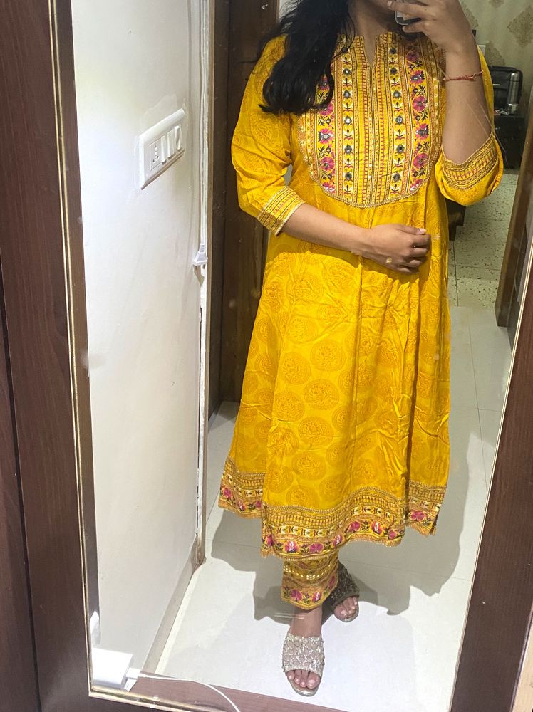 Anarkali Suit With Pants