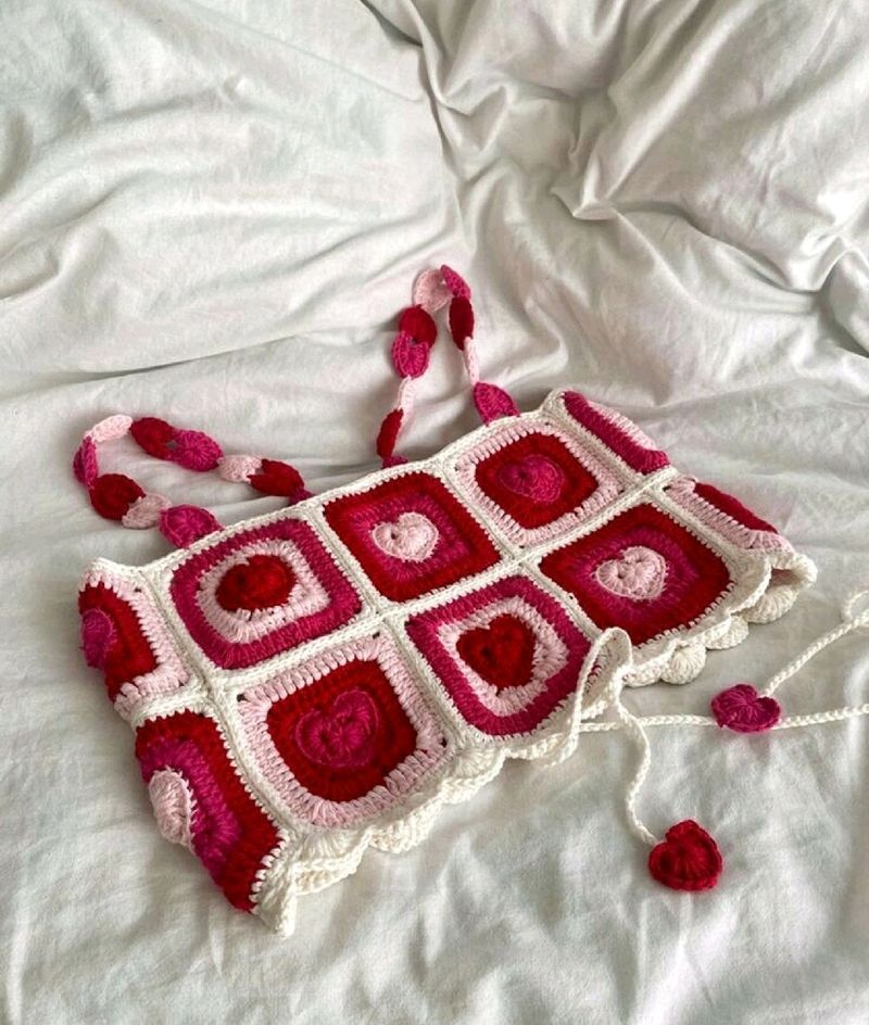 Heart Crochet Top