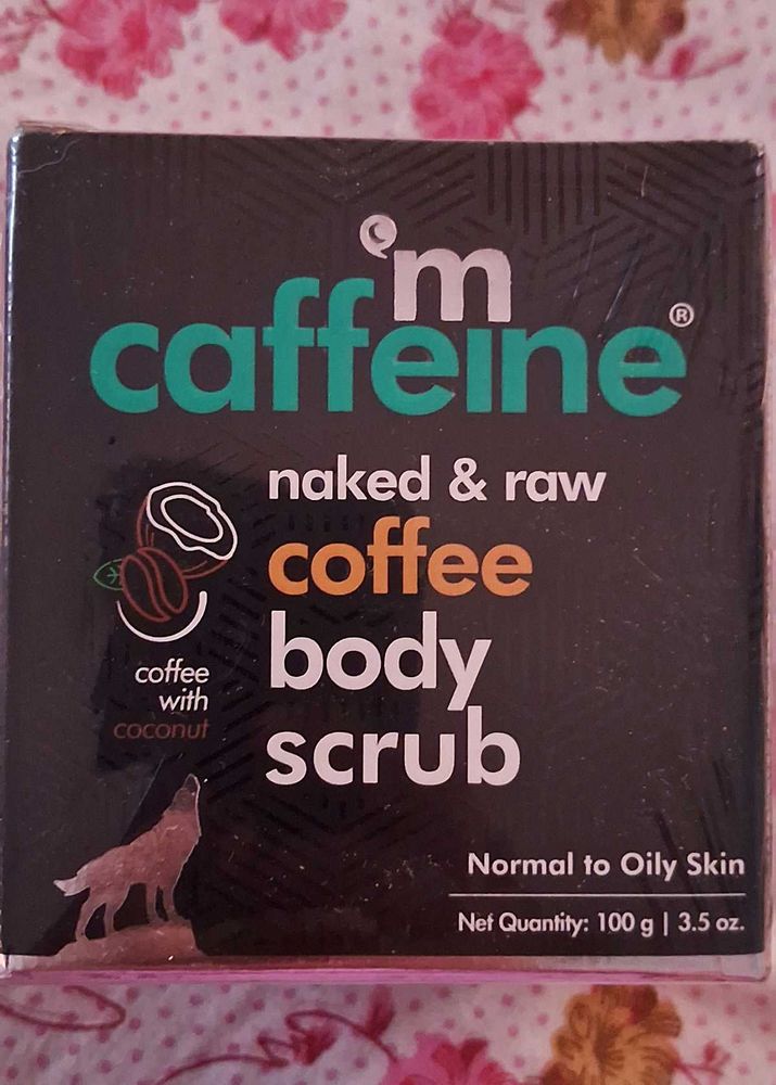 mcaffeine Nakedand Raw Coffee Body Scrub 100g