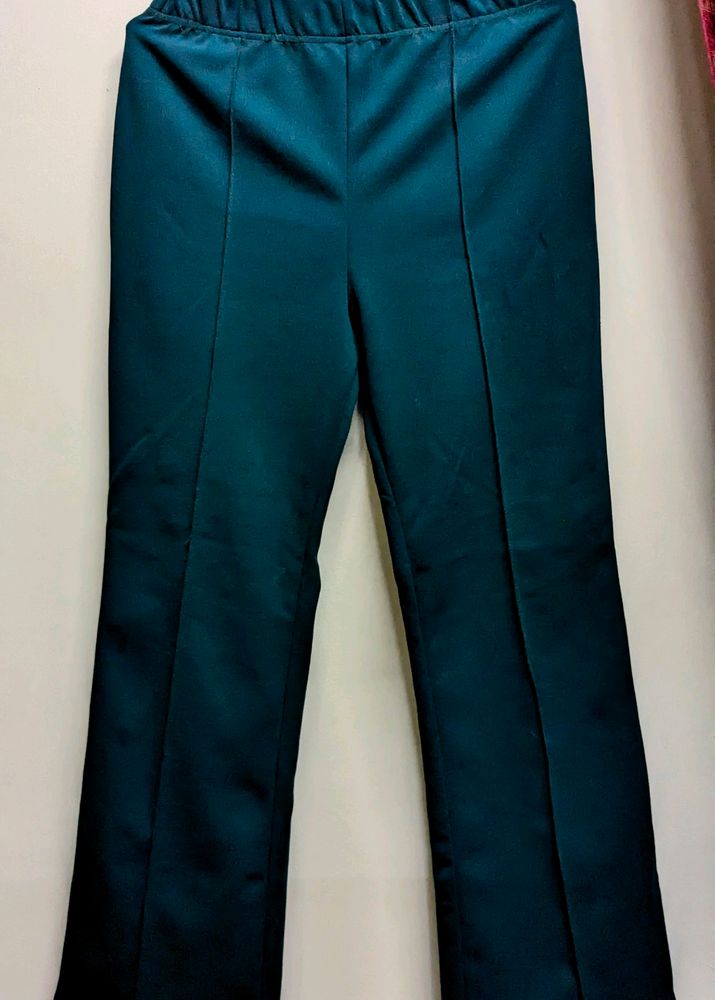 Sea Green Formal Bootcut Pant