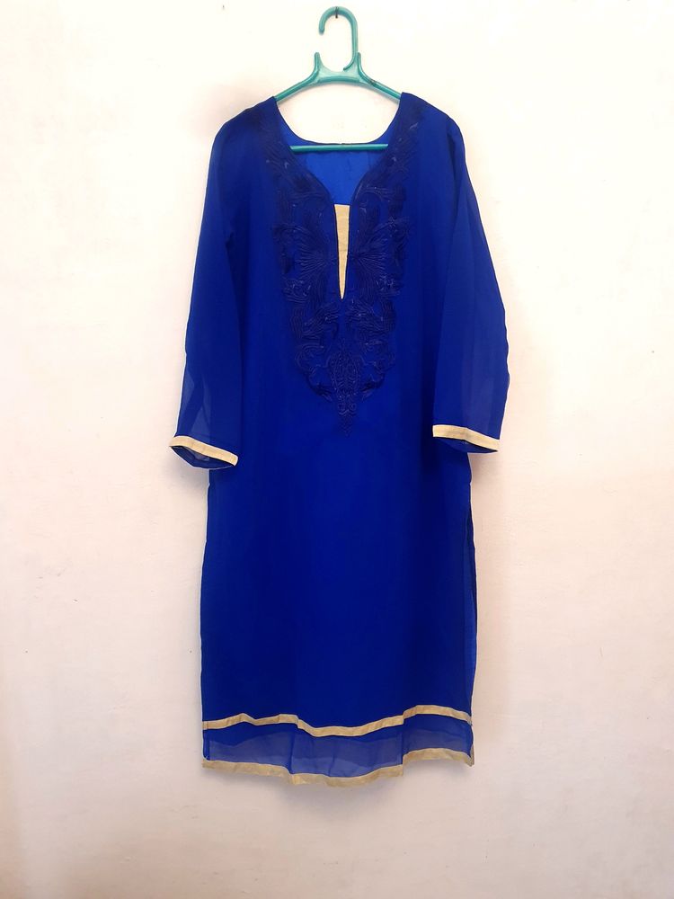 Beautiful Royal Blue Kurta