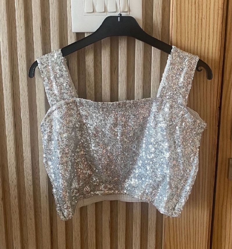 Silver Shimmer Blouse