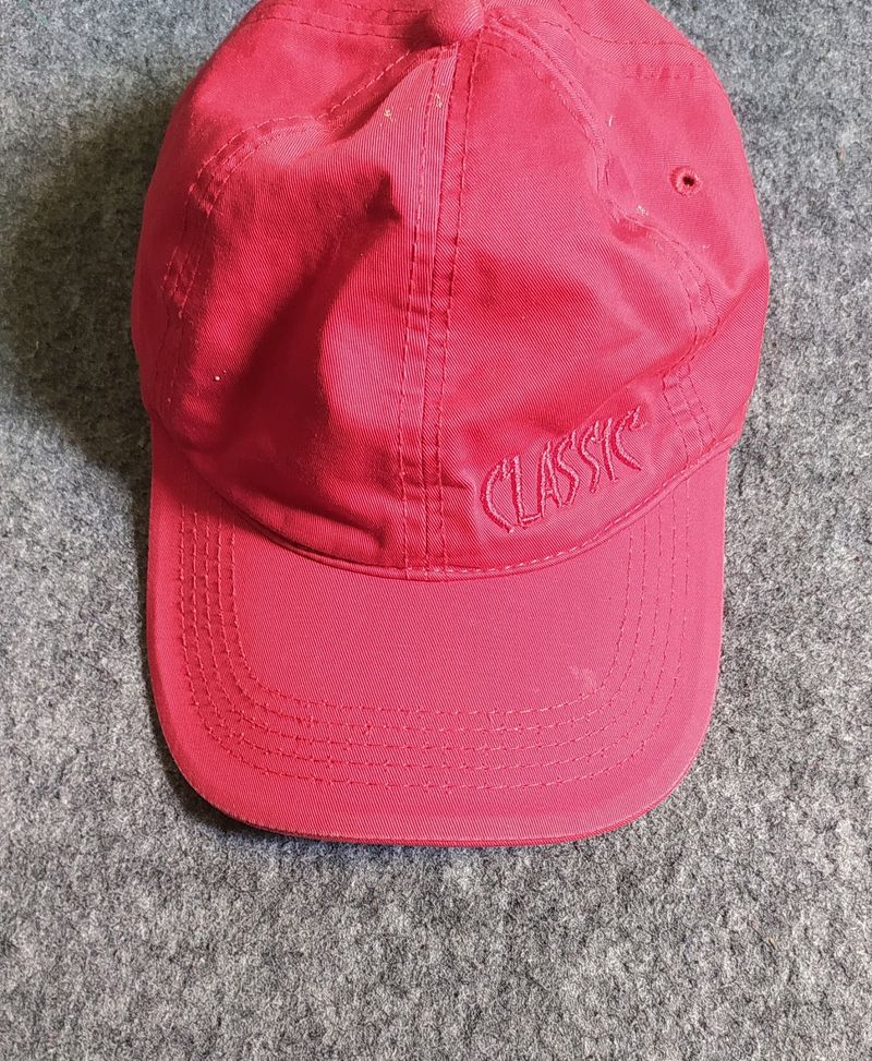 Original Red Classic Cap Never Used