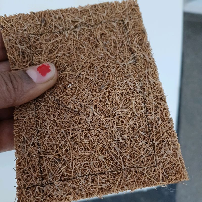 8 New Natural Coconut Coir Dishwashing Scrub Pads