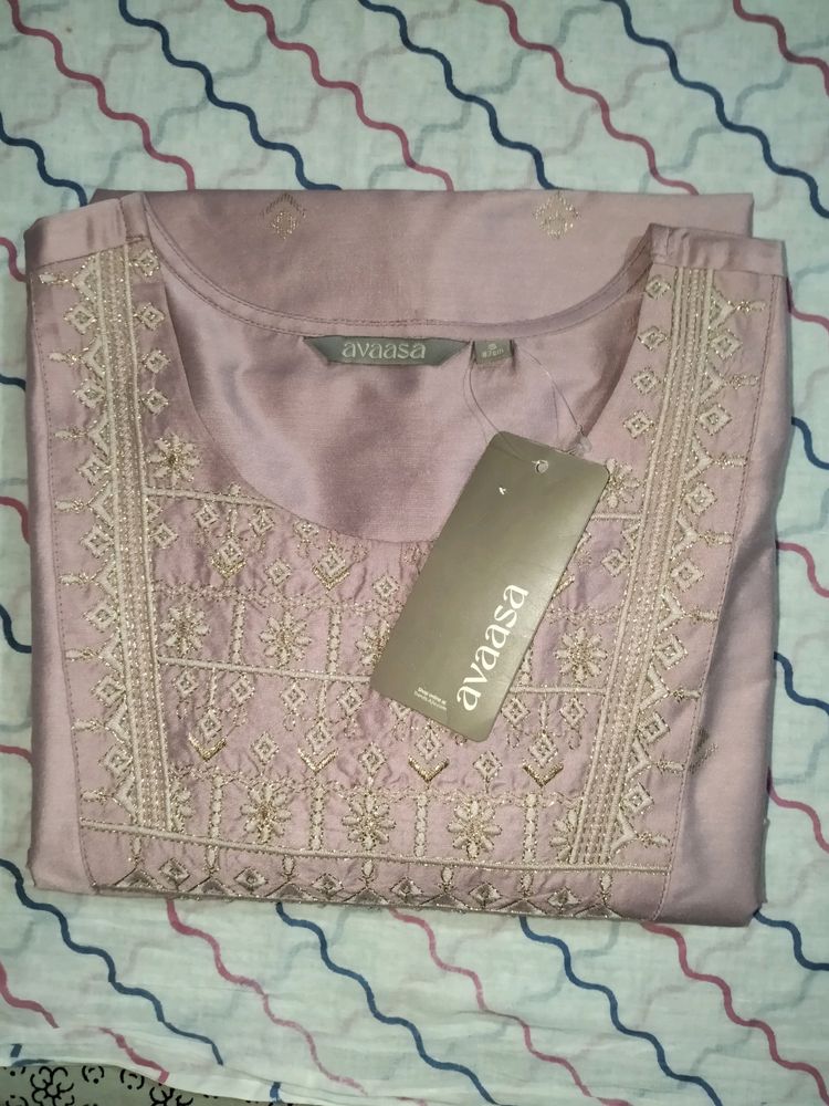 Avaasa Lavender Kurta