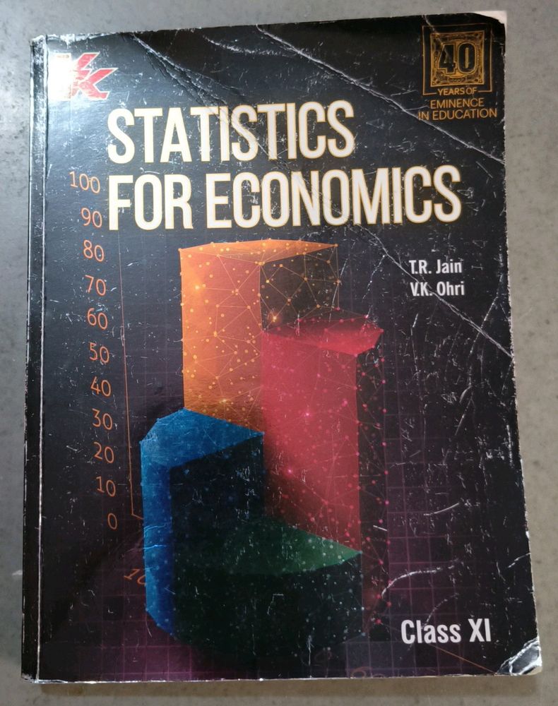 Statistics For Economics Class 11  Tr Jain Vk Ohri