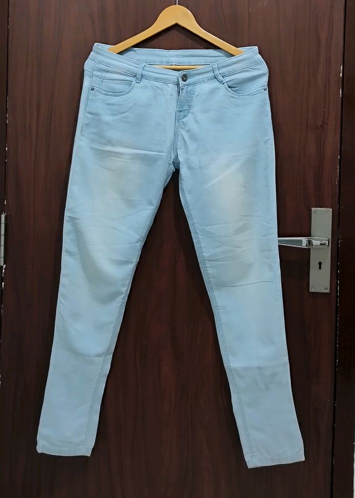 Blue Skinny Fit Jeans Women