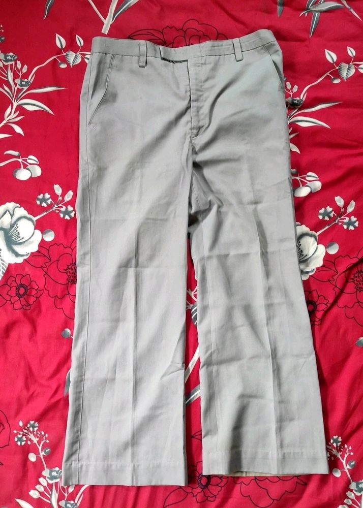 Silver Stitched Bells Pant | Size 34