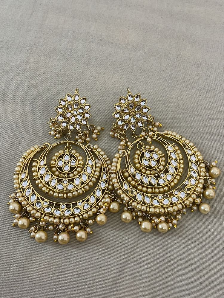 Golden Heavy Earrings