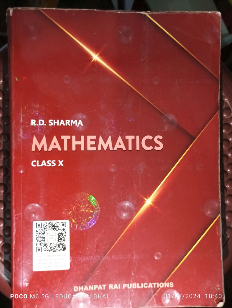 Rd Sharma Book For Class 10 Maths STANDARD