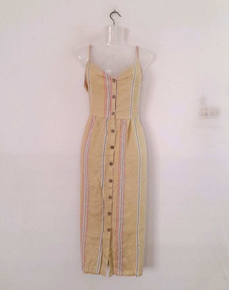 Beige Casual Dress (Women's)