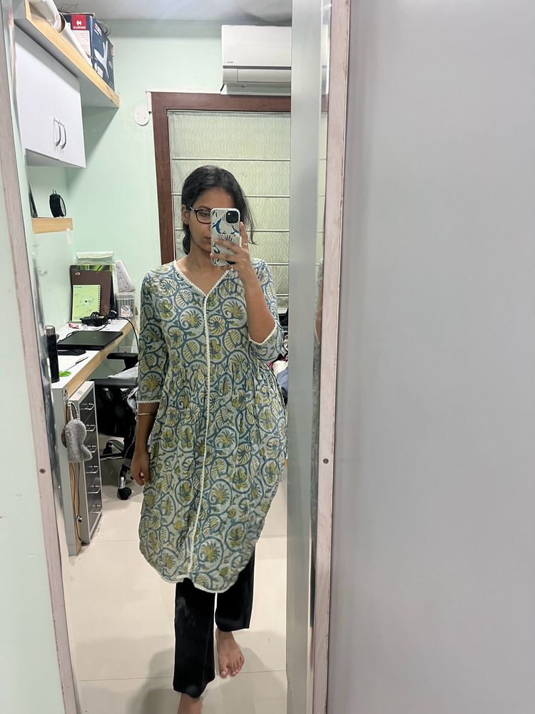 Green Kurta