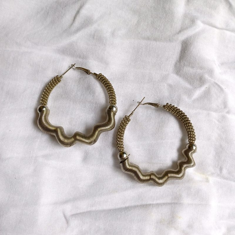 Silver Hoops