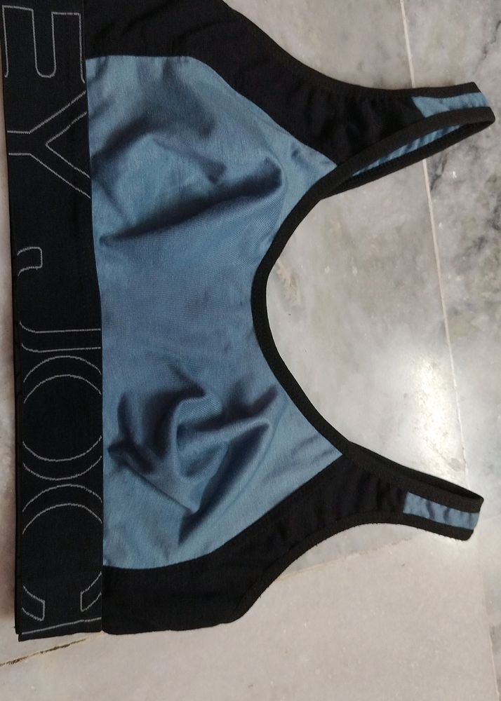 Women Blue Sports Bra