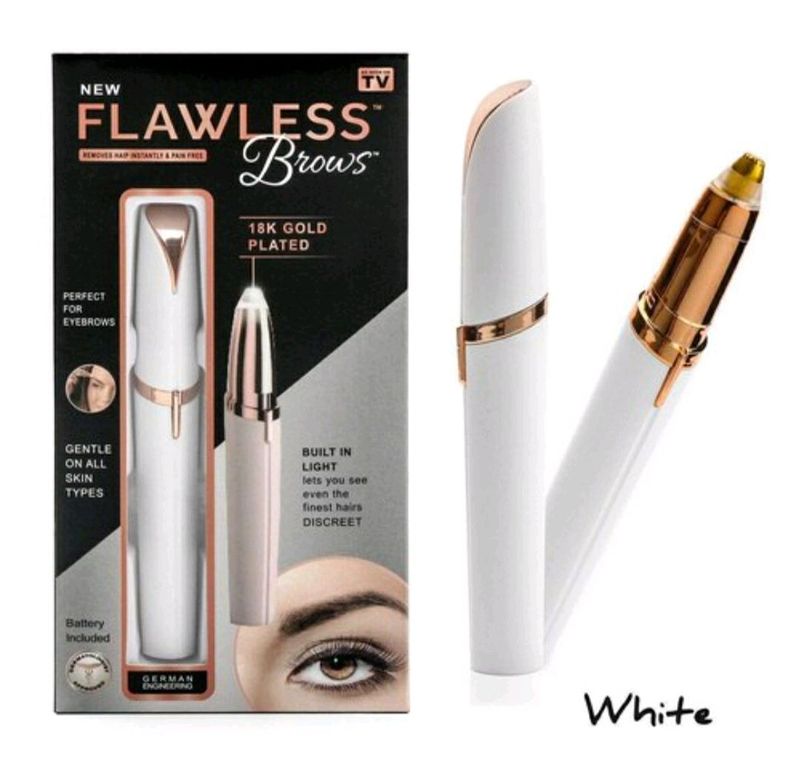 Painless eyebrow trimmer