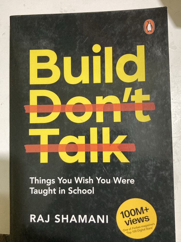 build dont talk - self help book