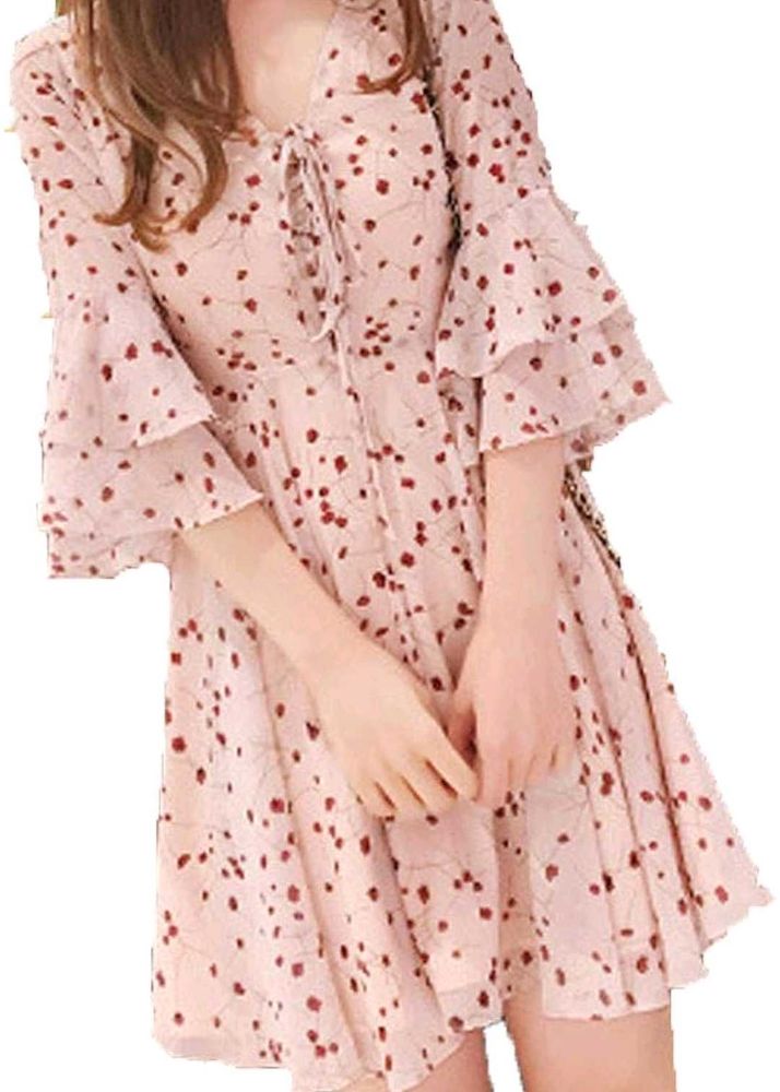 Flowy Flowers Print Dress