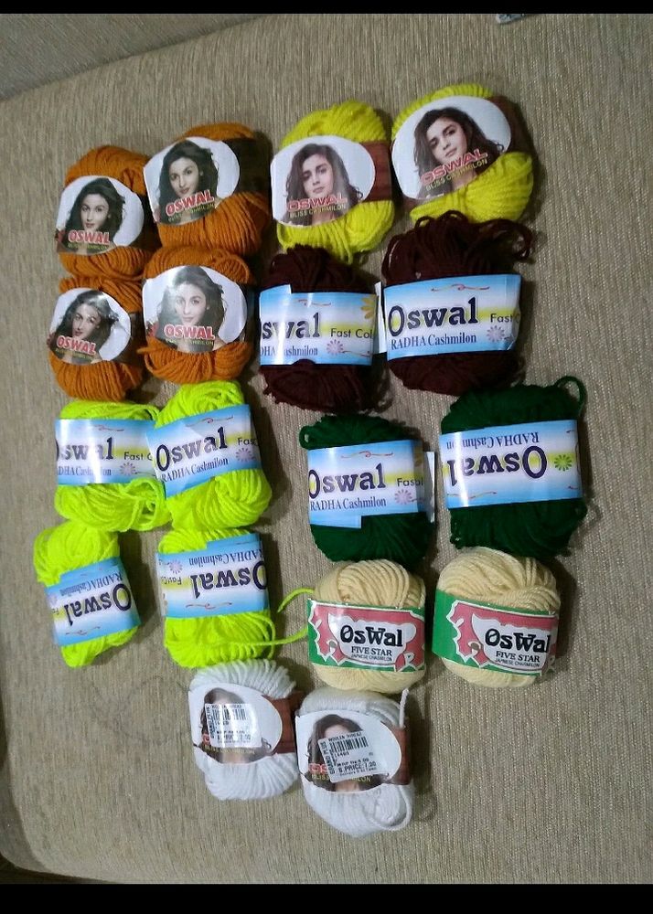 Oswal Small Wool Bundles 18 Pieces