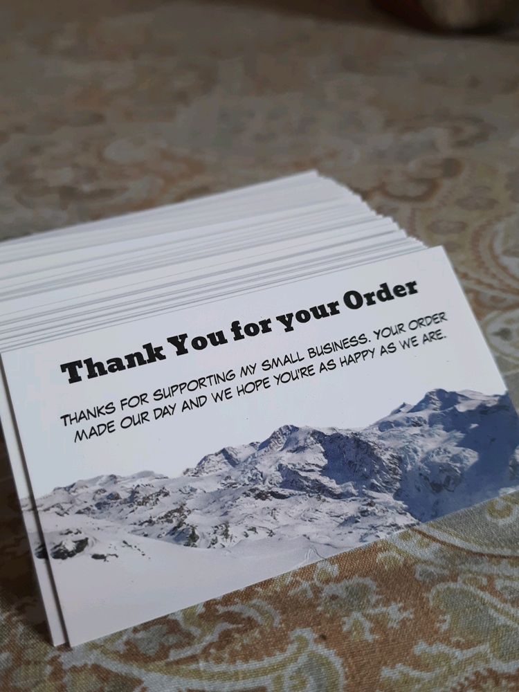 Thank You Cards For Small Businesses | 50 Pcs